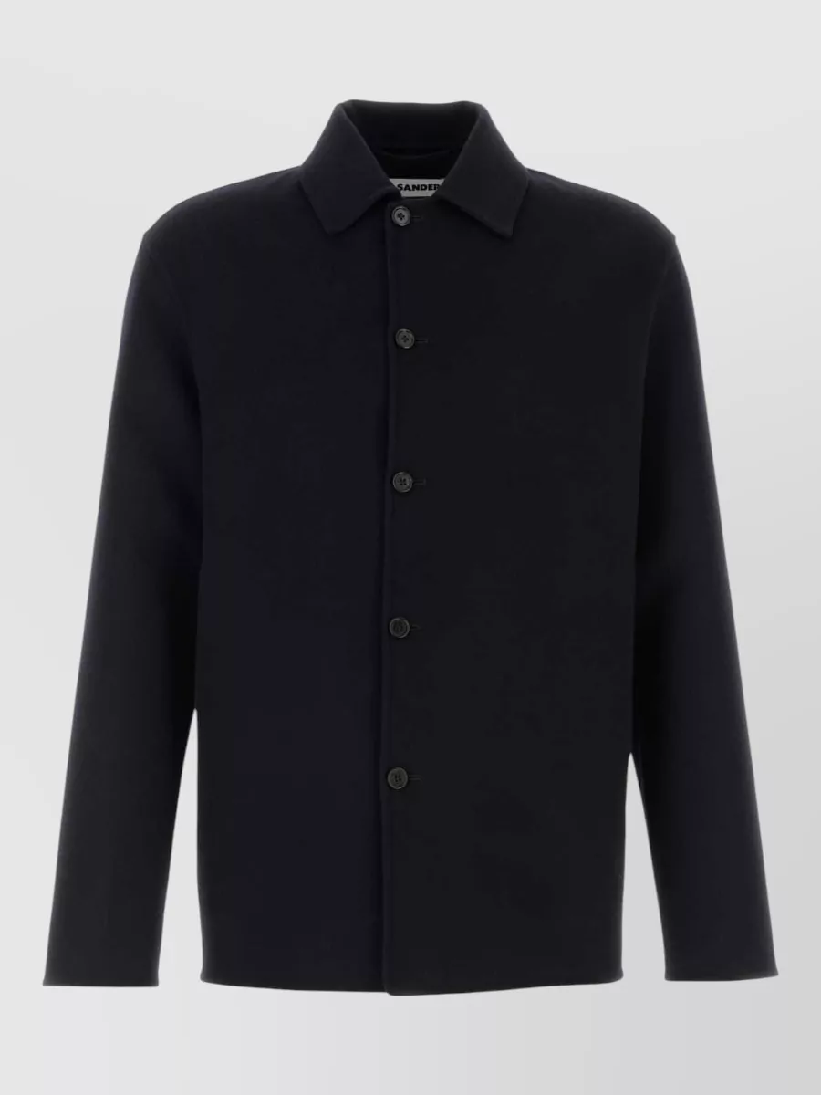 Jil Sander cashmere wool shirt jacket