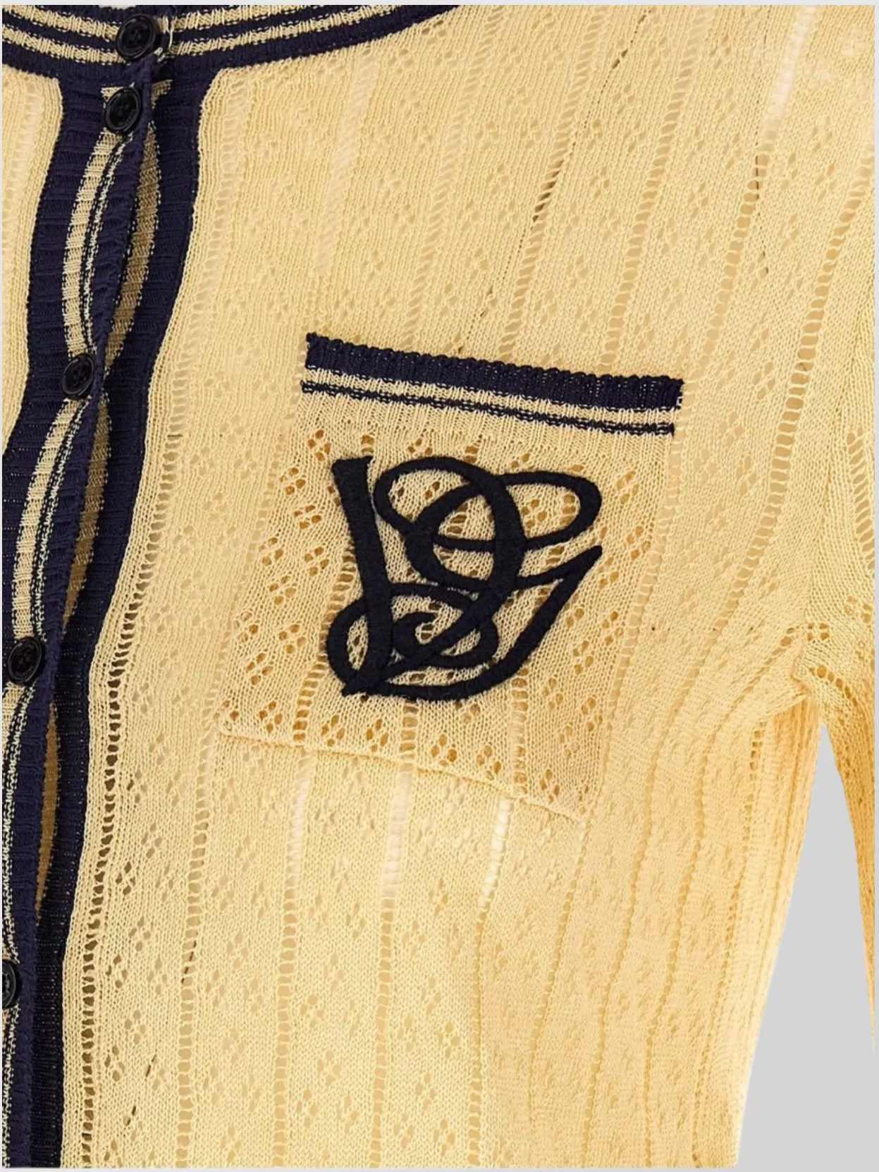 Valentino Garavani Garavani Vg Embroidery Cardigan In Multi