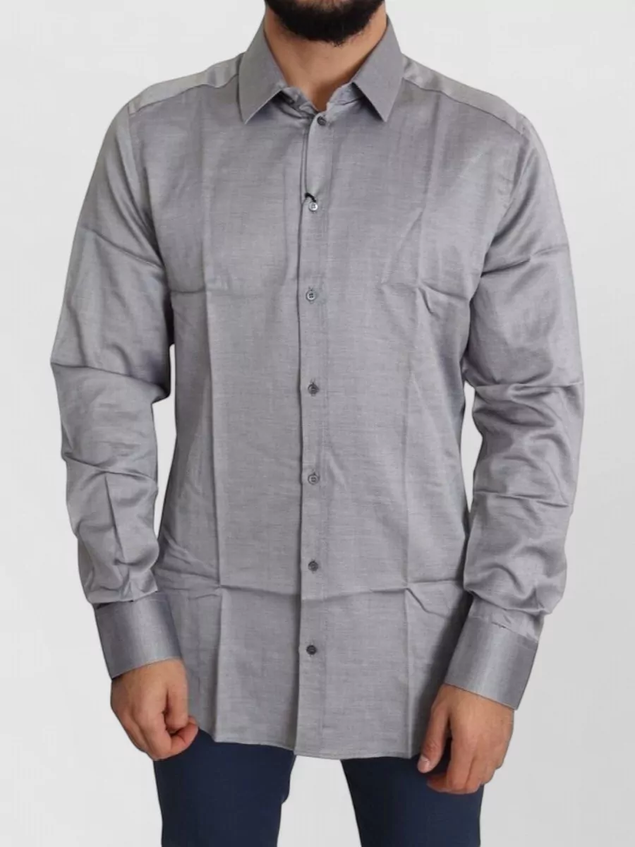 Dolce&Gabbana Slim-fit cotton dress shirt