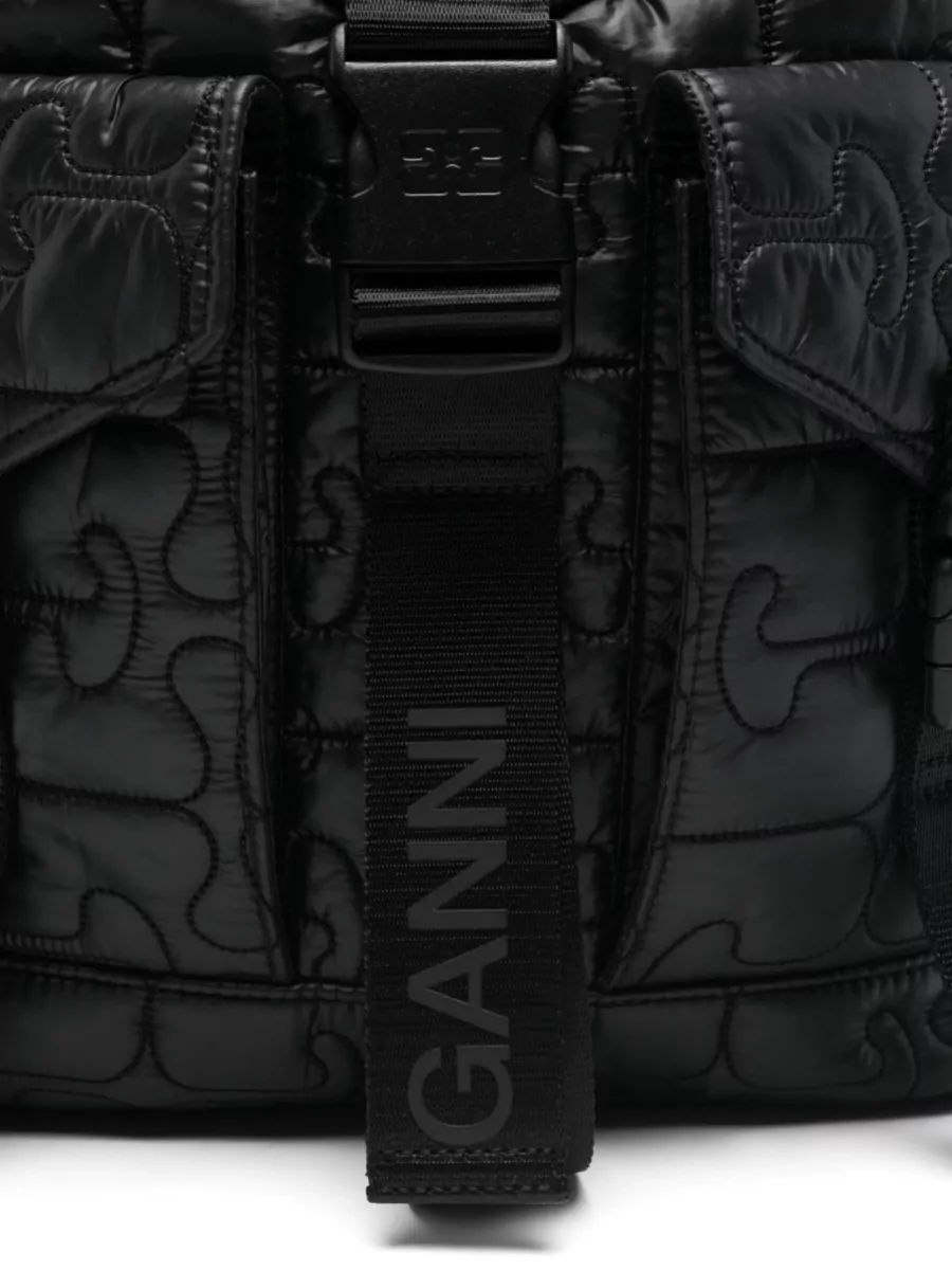 Ganni Re Tech Quilted Backpack