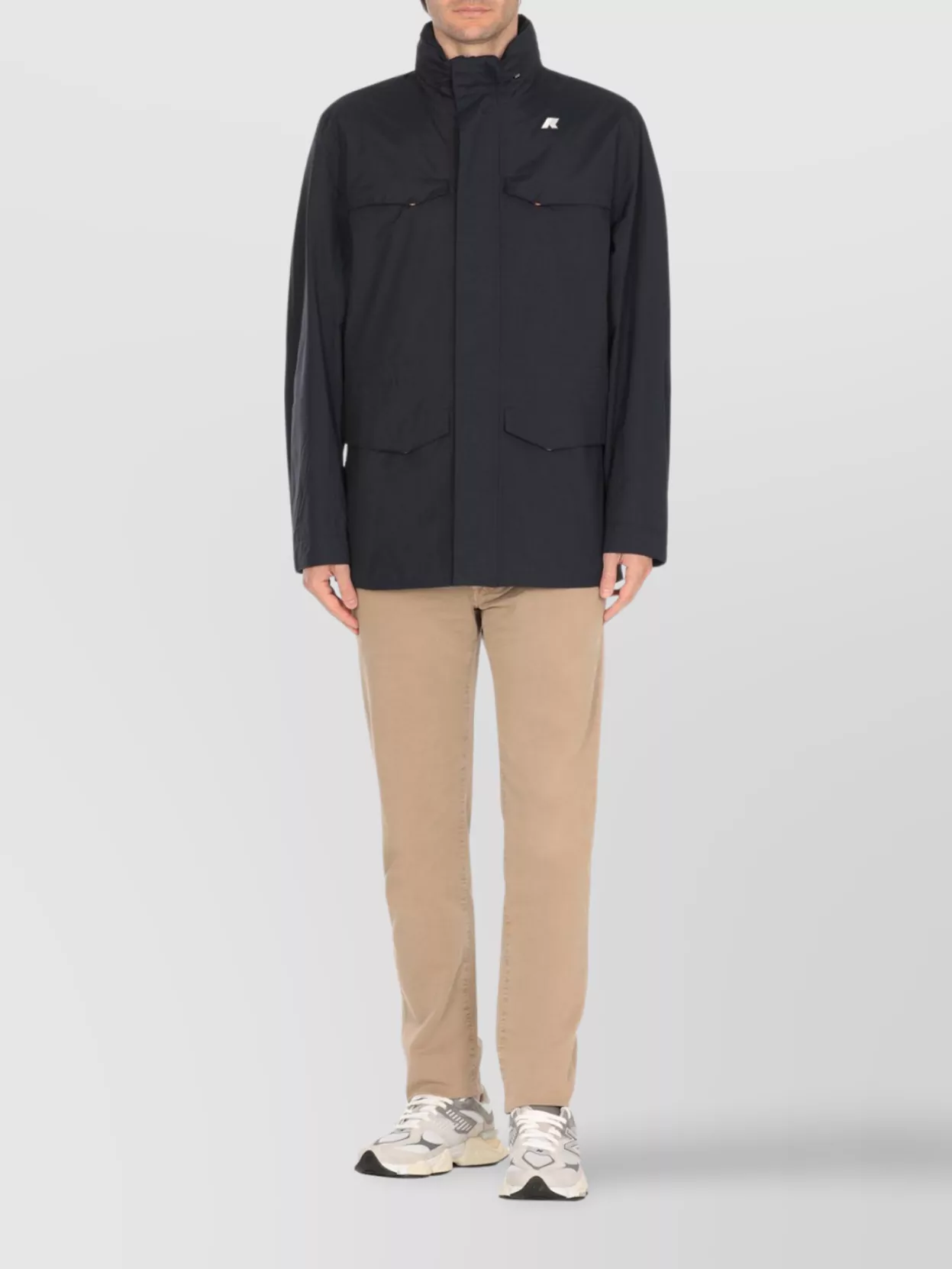 K-Way Four Pocket High Collar Jacket