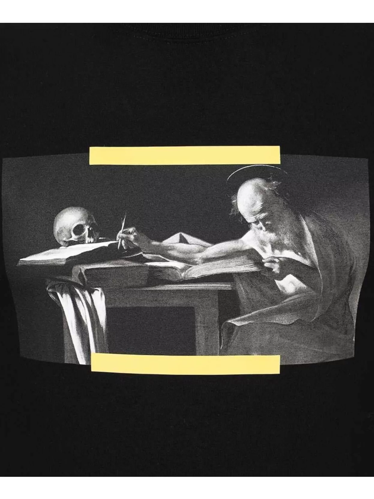 Off-White Graphic Cotton Long Sleeve T-Shirt
