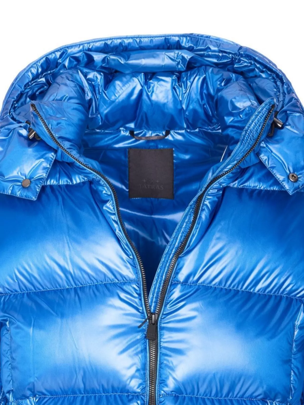 Tatras High Neck Padded Jacket Hood Detail