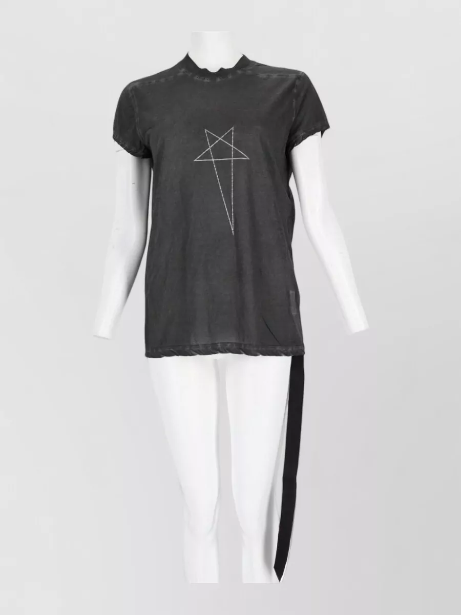 Rick Owens Drkshdw cotton printed short-sleeve t-shirt