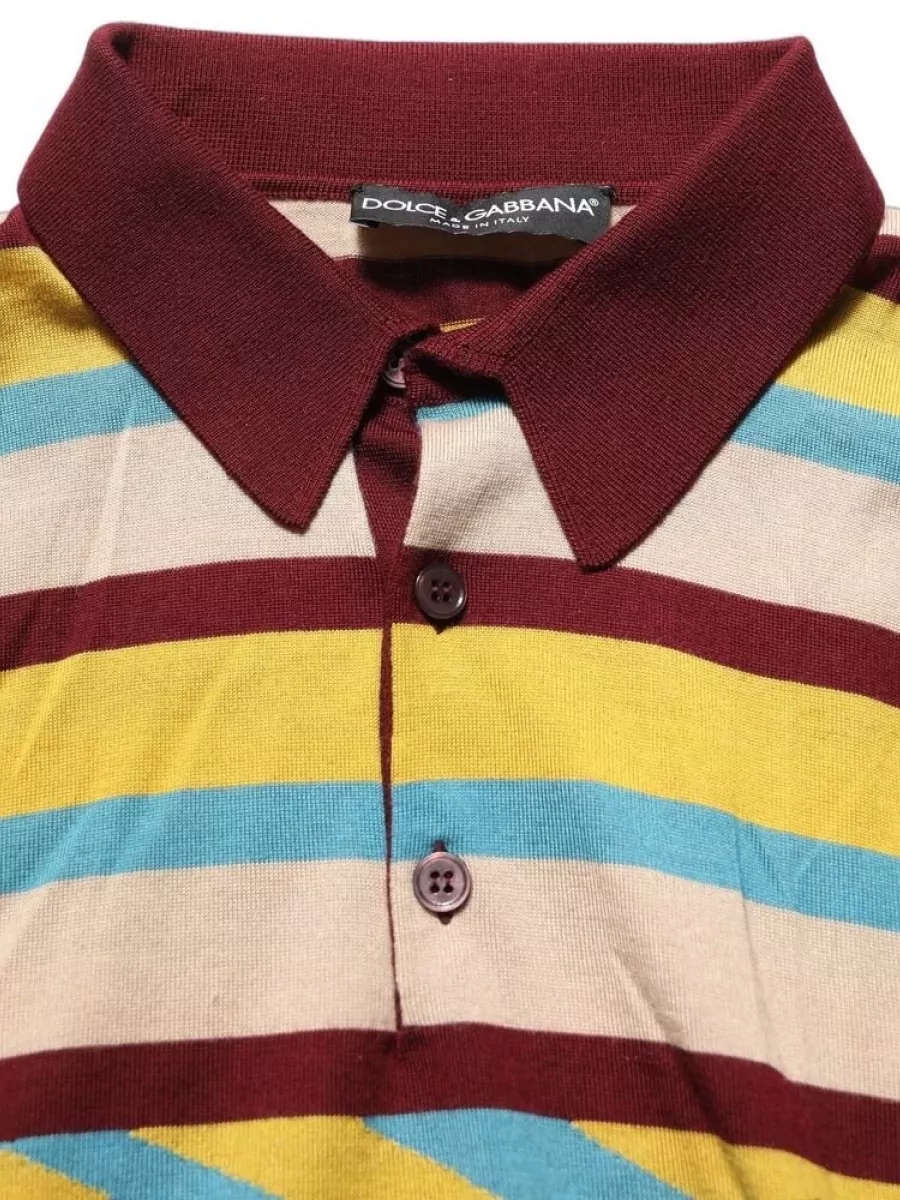 Dolce&Gabbana Cashmere Silk Knitted Polo Shirt