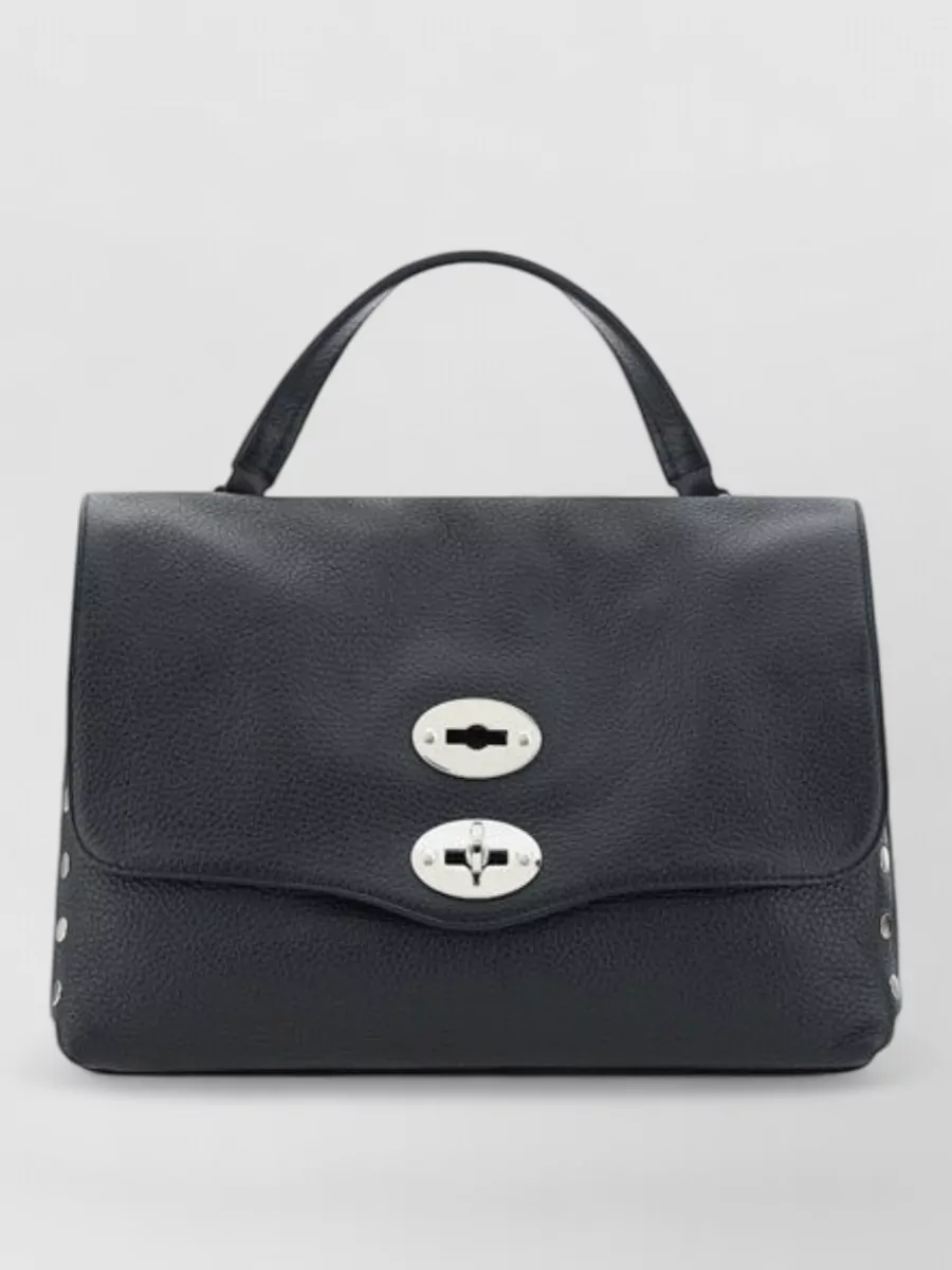 Zanellato Leather Textured Shoulder Bag