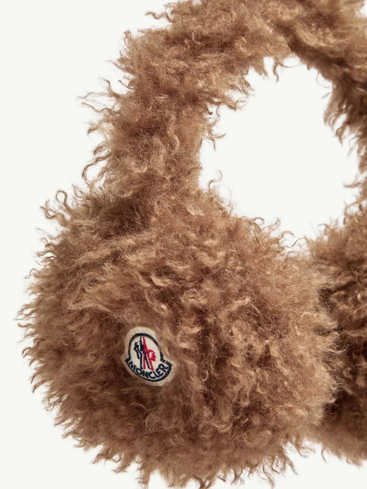 Moncler Teddy Fleece Padded Earmuffs With Adjustable Band