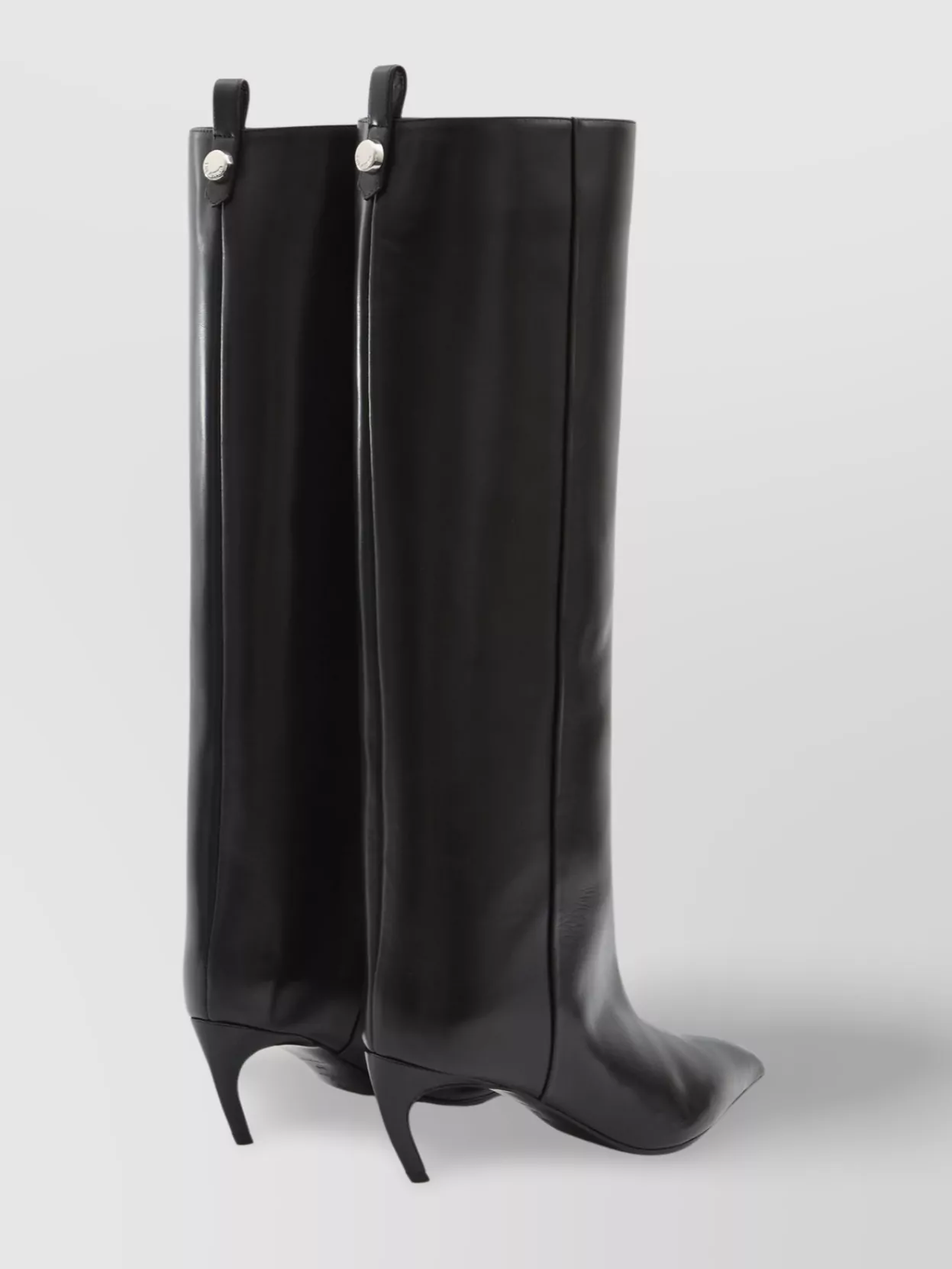 The Attico Back Button Knee High Boots