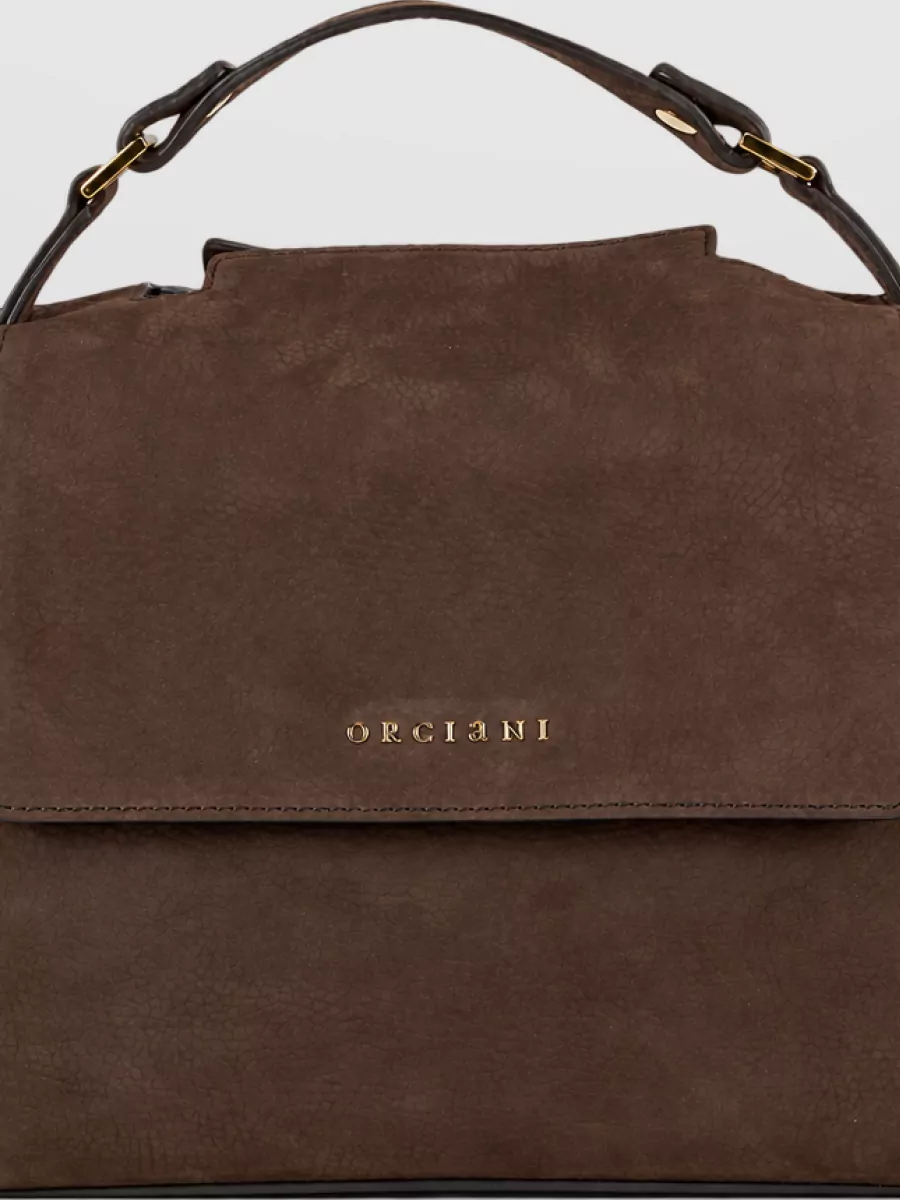 Orciani leather shoulder bag