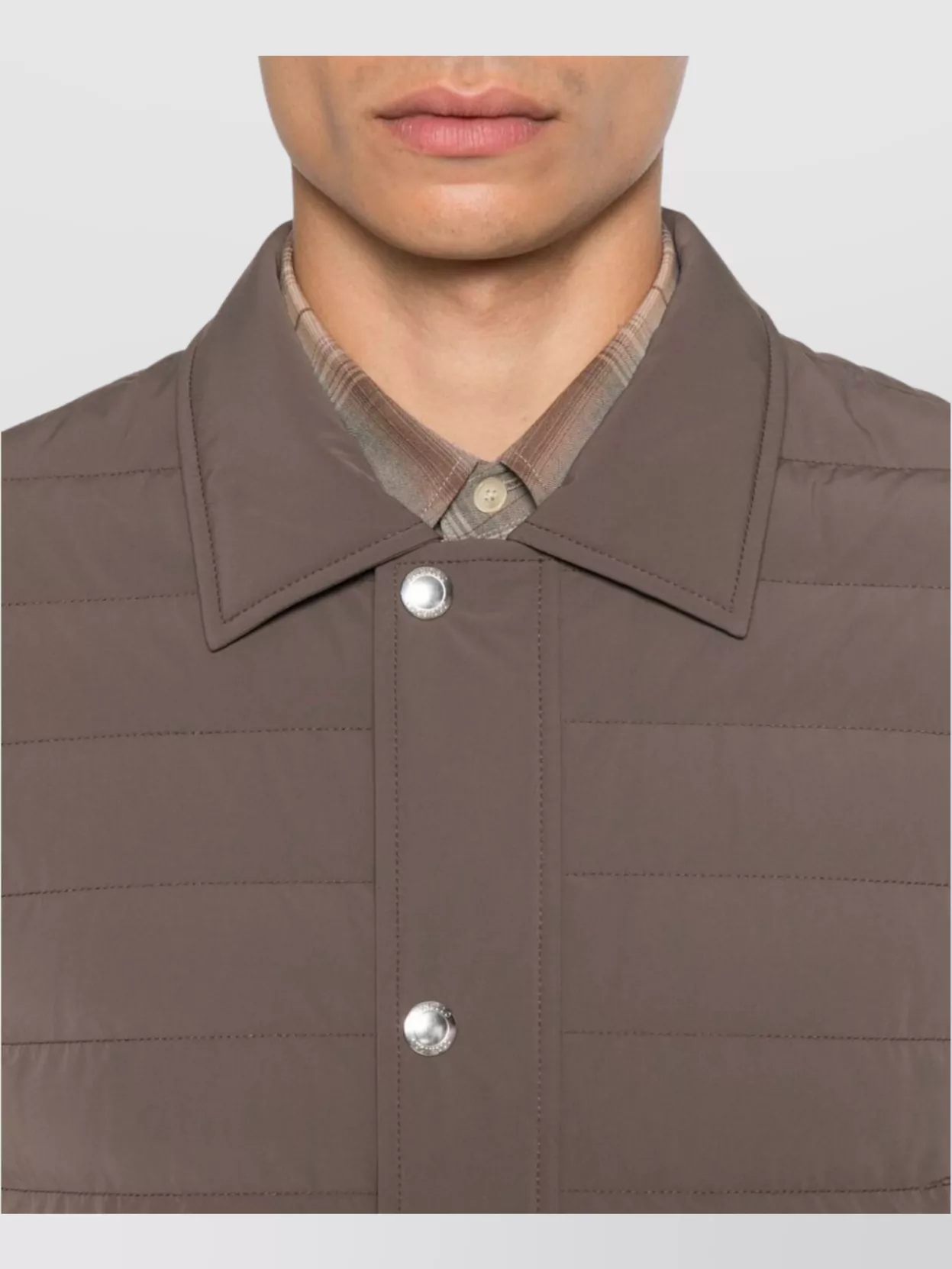 Brunello Cucinelli Short Quilted Down Jacket With Side Pockets