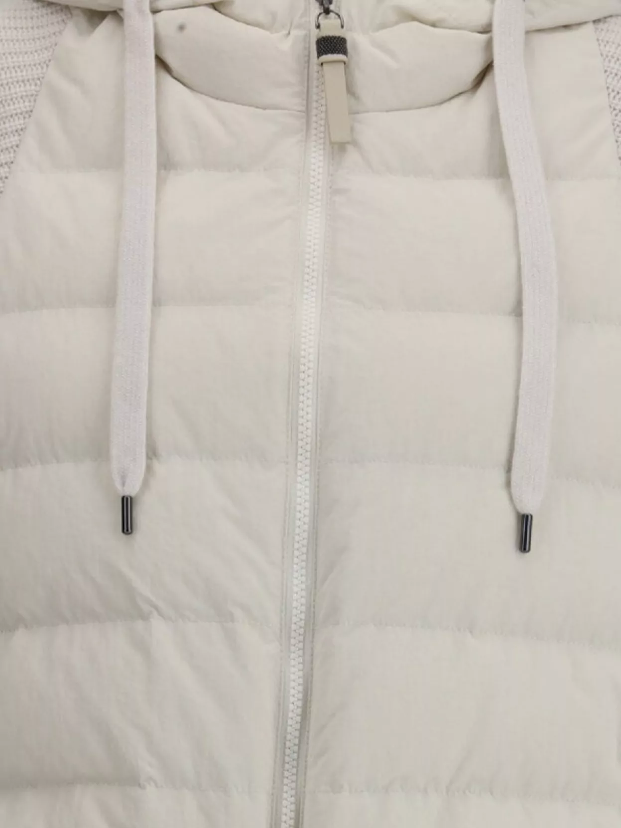 Brunello Cucinelli Wool Sleeve Down Jacket