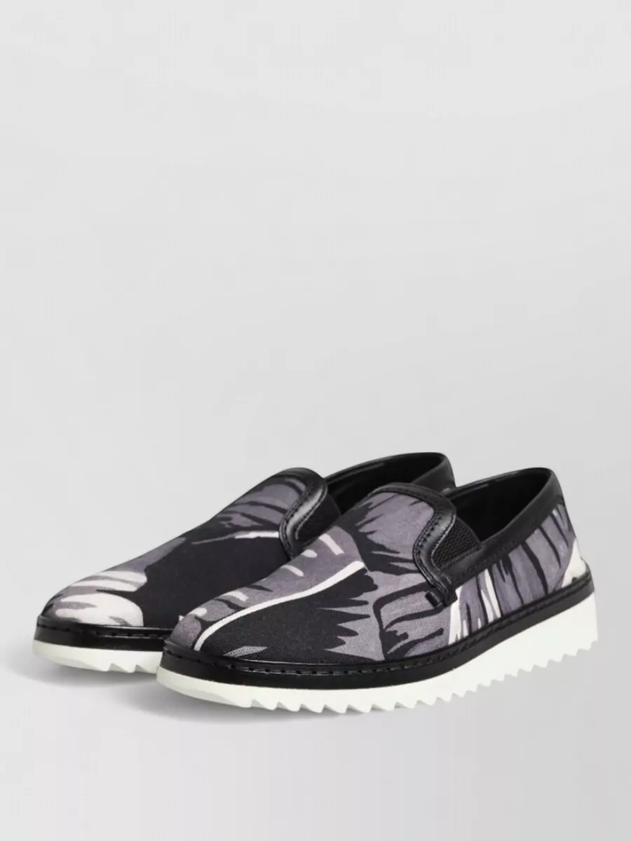 Dolce&Gabbana Printed Slip-On Loafers