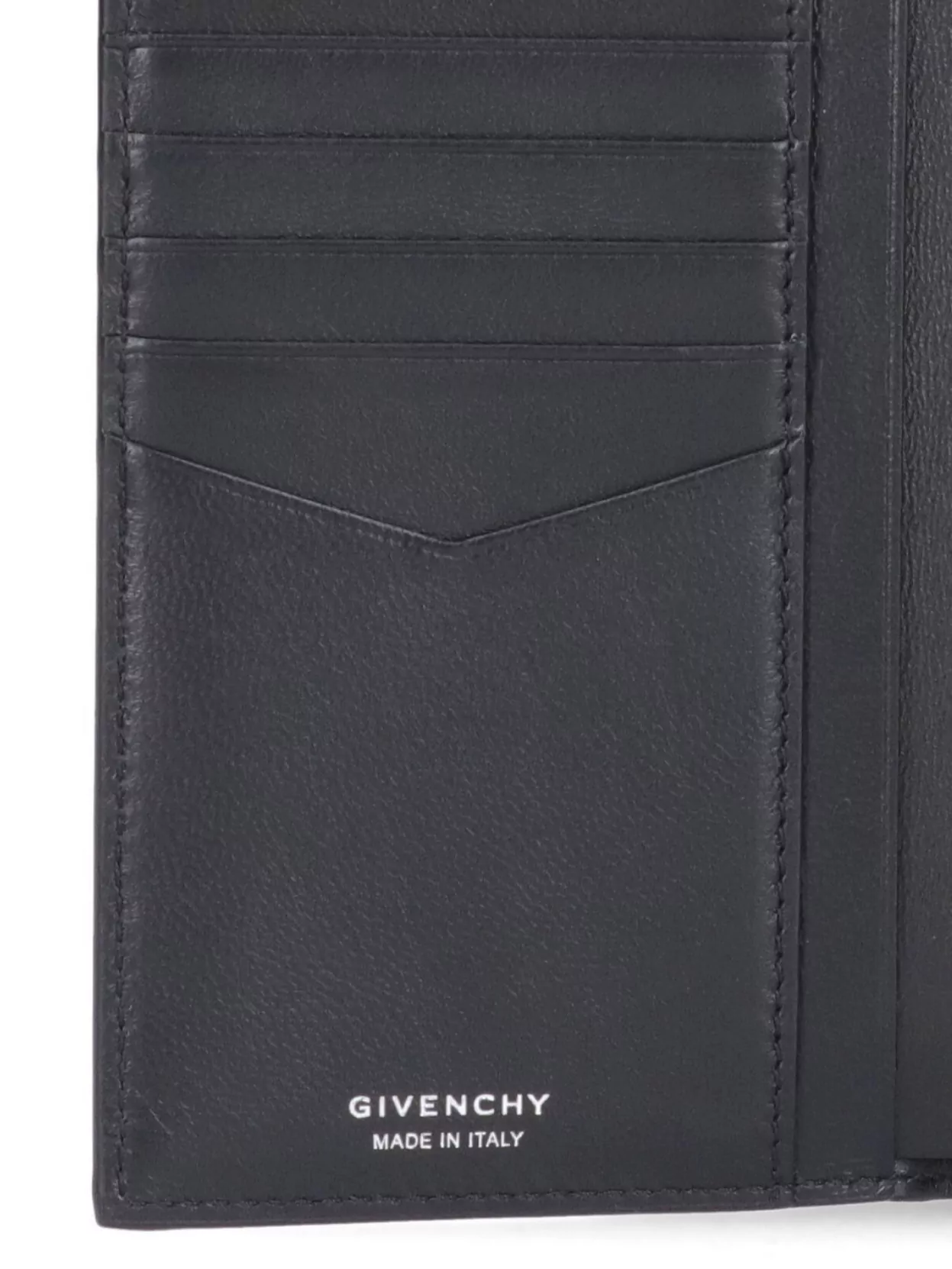 Givenchy Logo Embossed Bill Compartment Wallets In Black