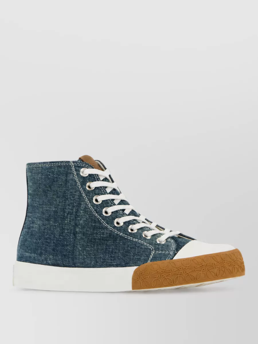 Loewe Paula's Ibiza denim lace-up sneakers