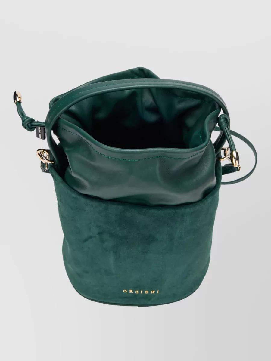 Orciani Leather Bucket Mini Bag
