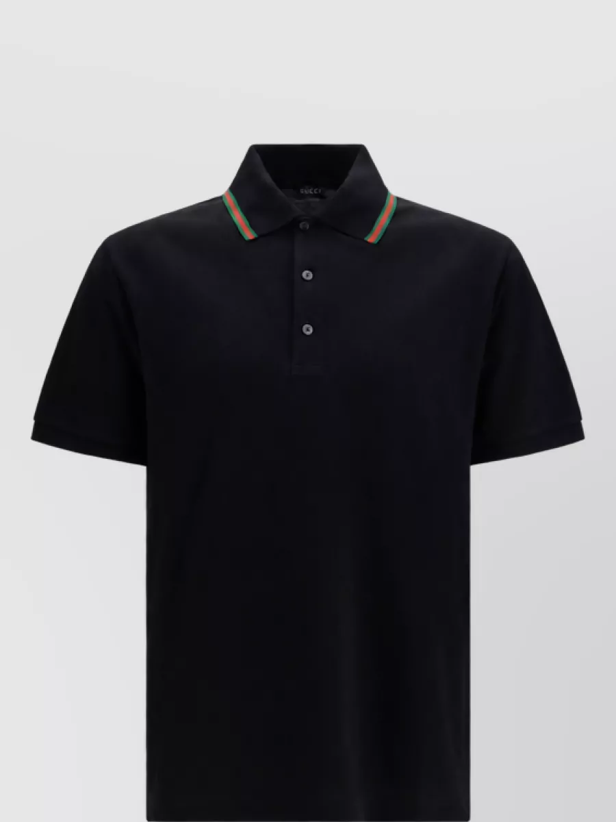 Gucci cotton polo shirt