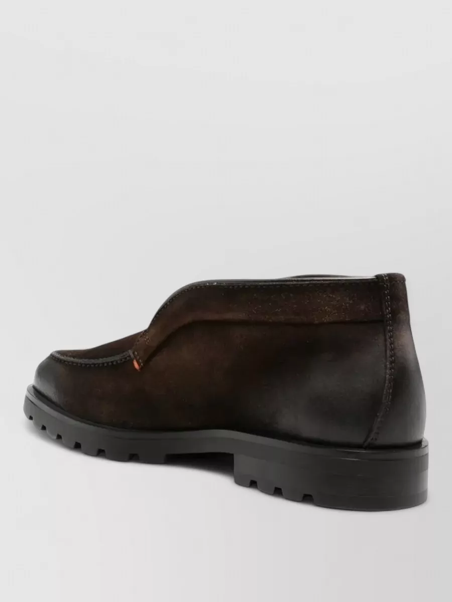 Santoni Leather Loafers