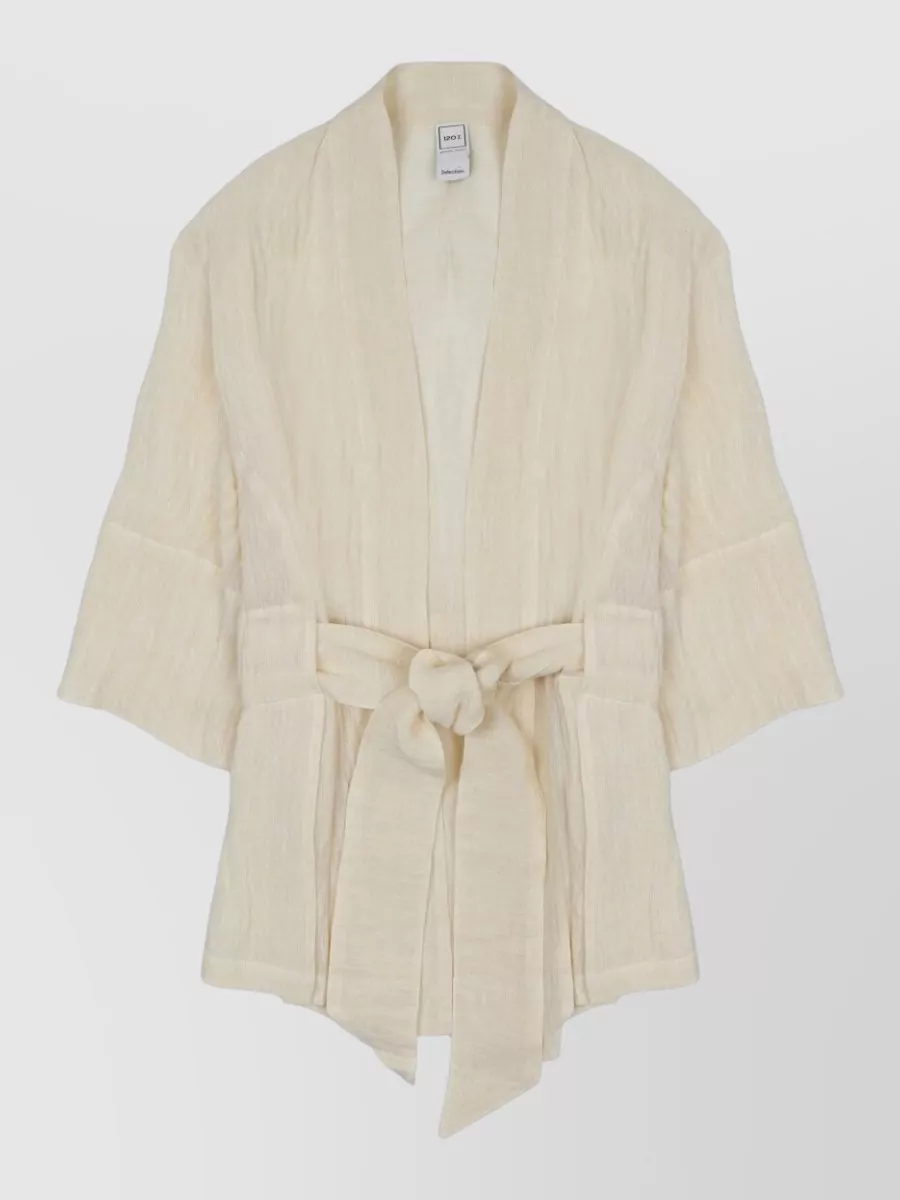 120% Lino Linen Kimono Robe