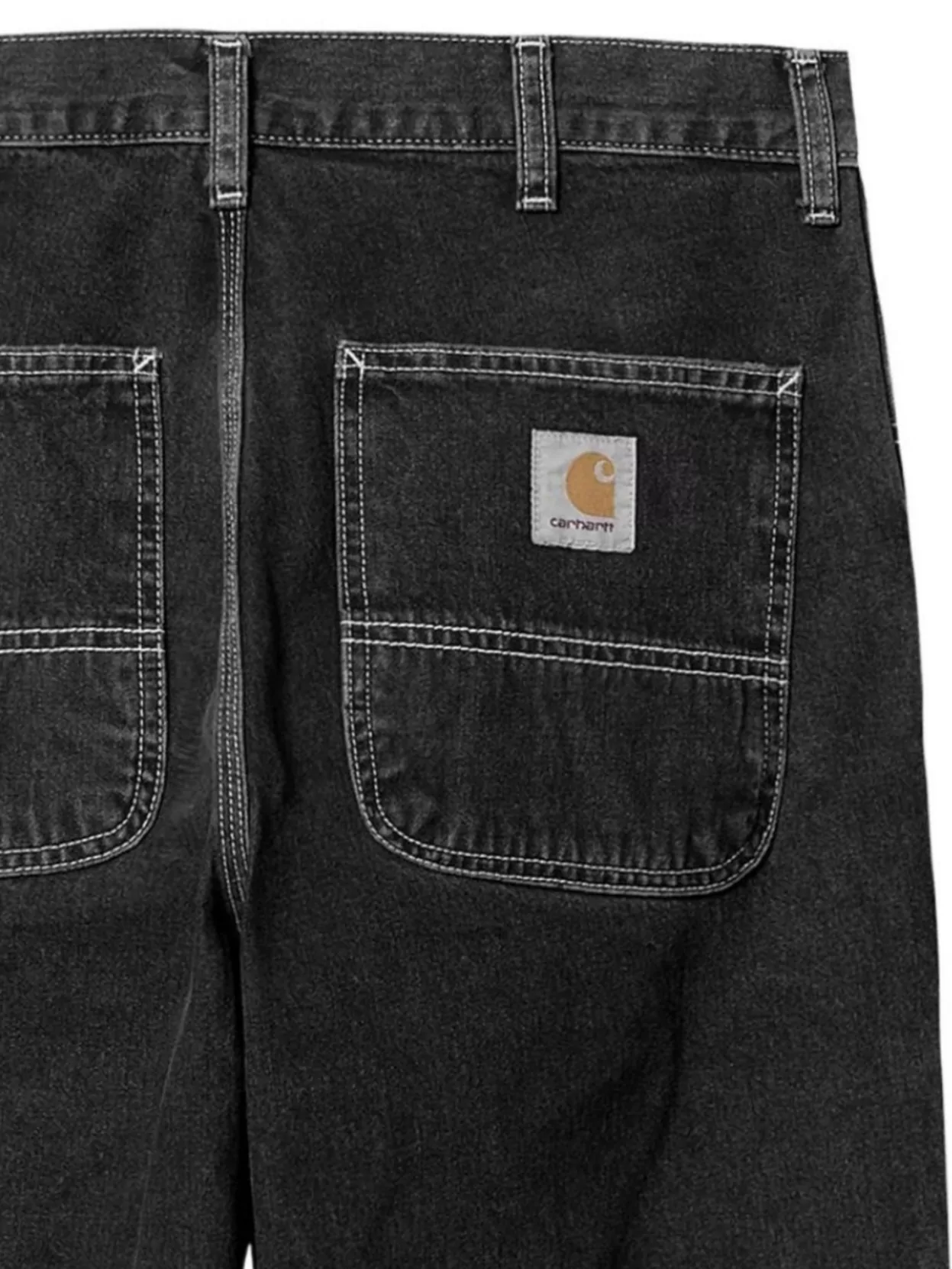Carhartt Wip Straight Leg Trousers With Belt Loops