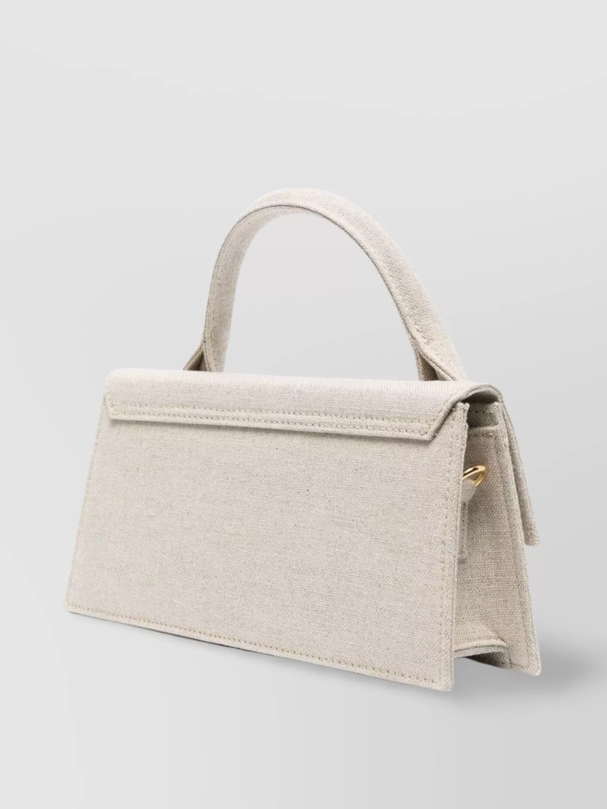 JACQUEMUS LONG LINEN TOTE BAG WITH SINGLE STRAP