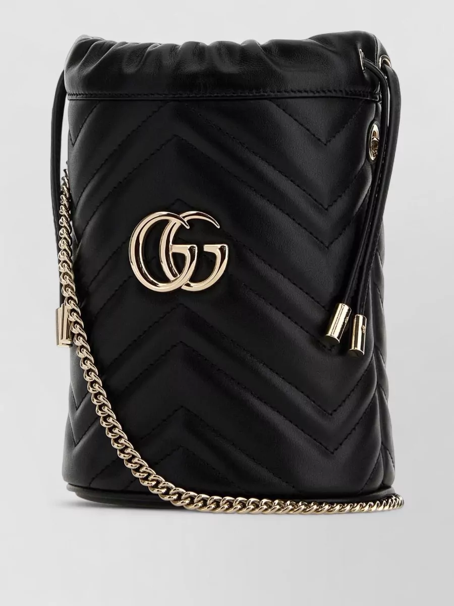Gucci Gg Marmont Small Leather Cross-Body Bag