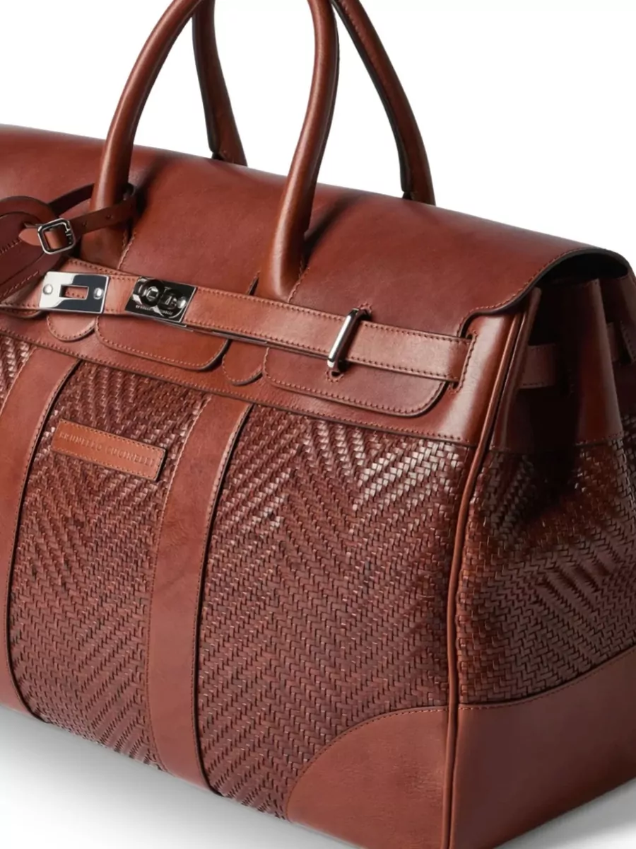 Brunello Cucinelli Leather Travel Bag