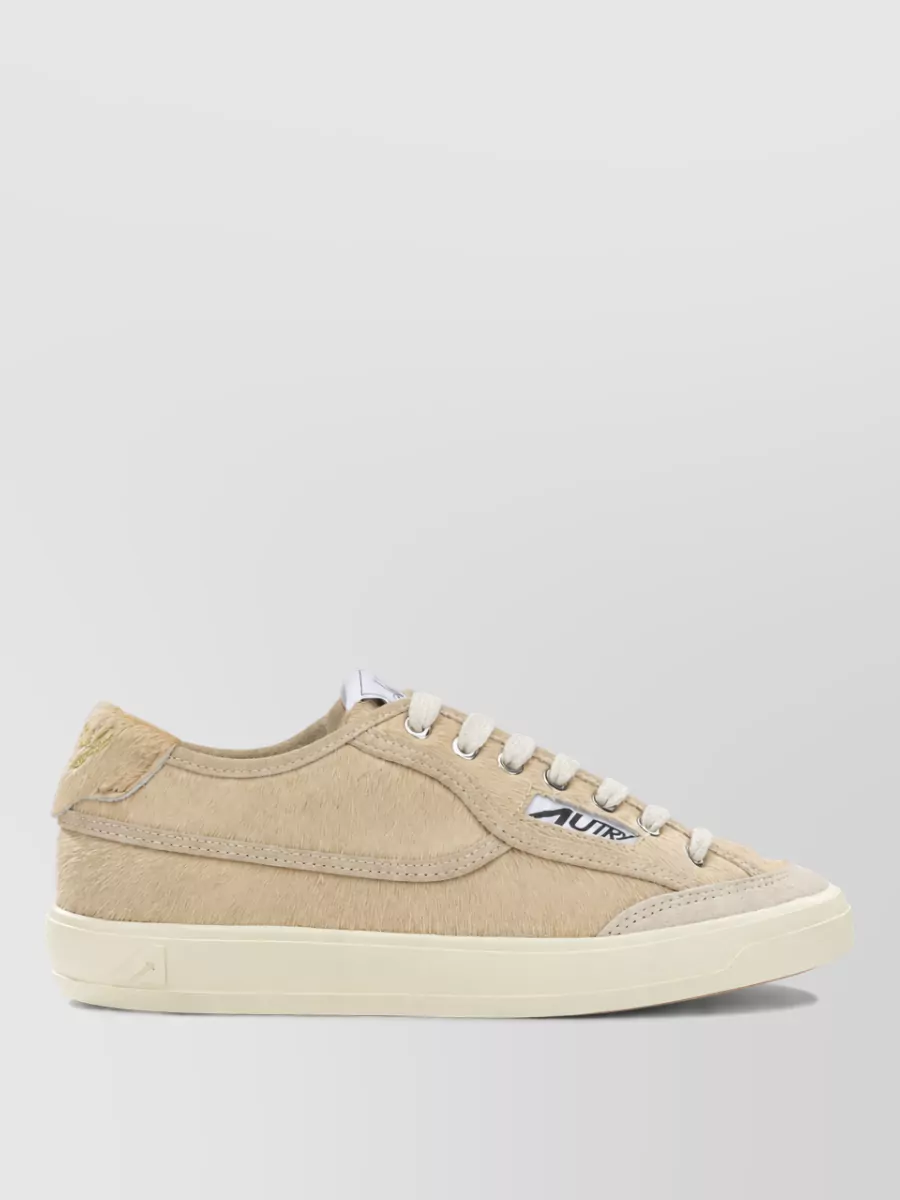 Autry Leather Low-Top Lace-Up Sneakers