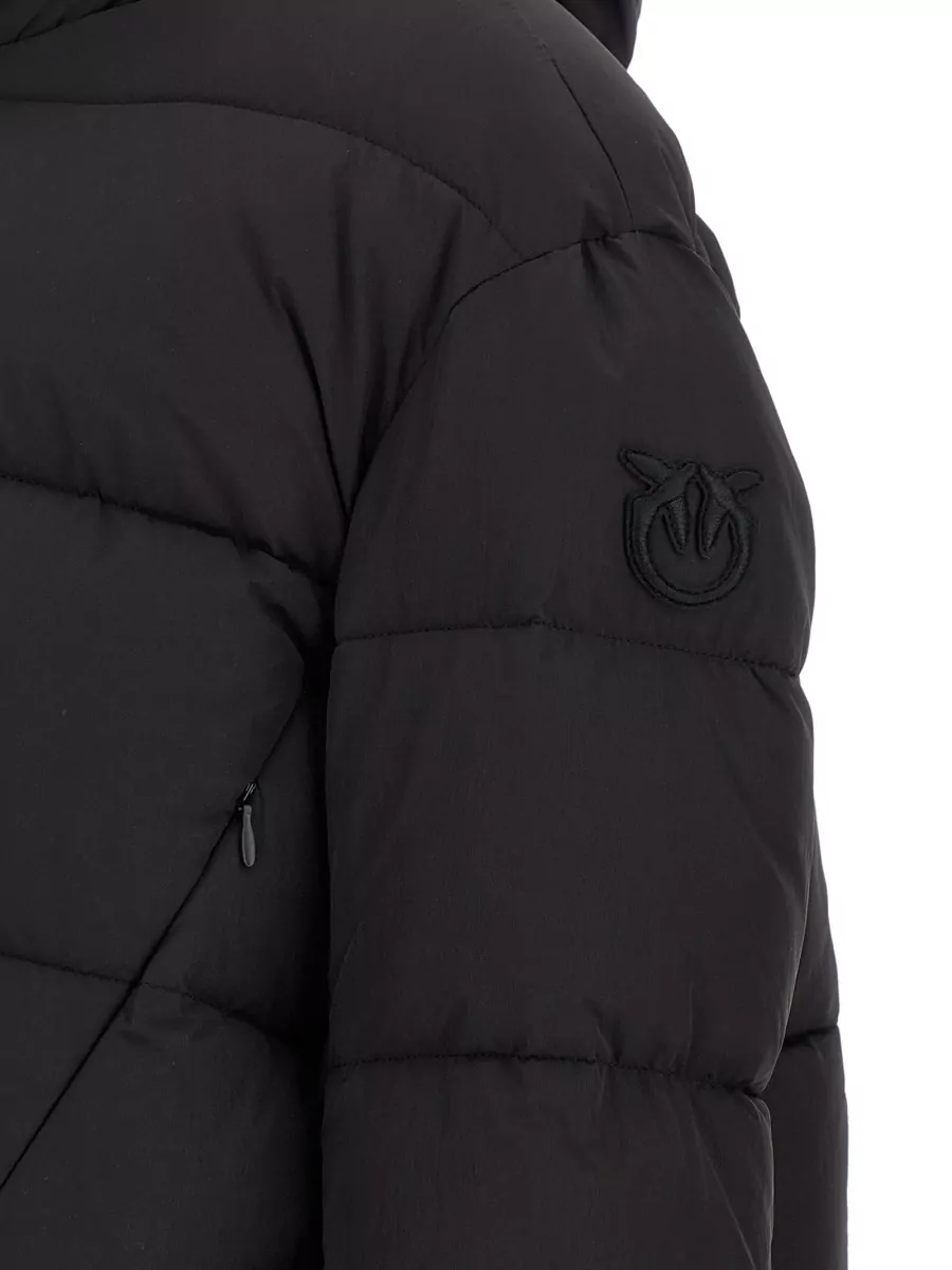 Pinko Down Quilted Hooded Parka Coat