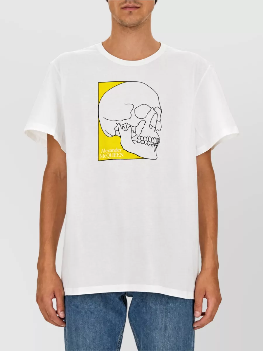 Alexander Mcqueen Skull Print T-Shirt