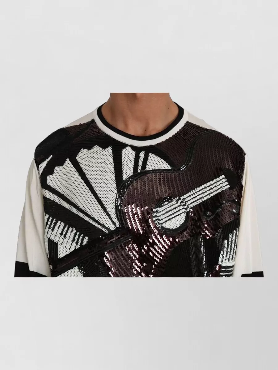 Dolce&Gabbana Sequined Knit Sweater
