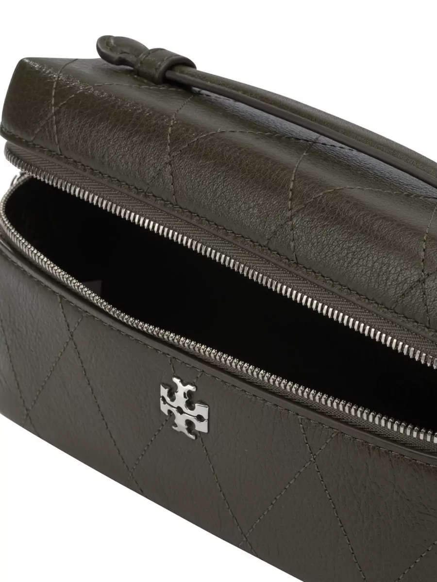 Tory Burch Camera Leather Clutch Bag