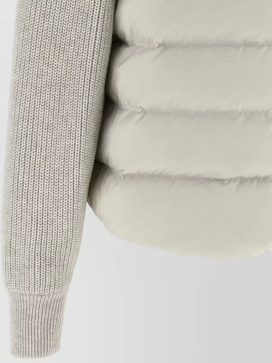 Brunello Cucinelli Quilted Down Single-Breasted Coat