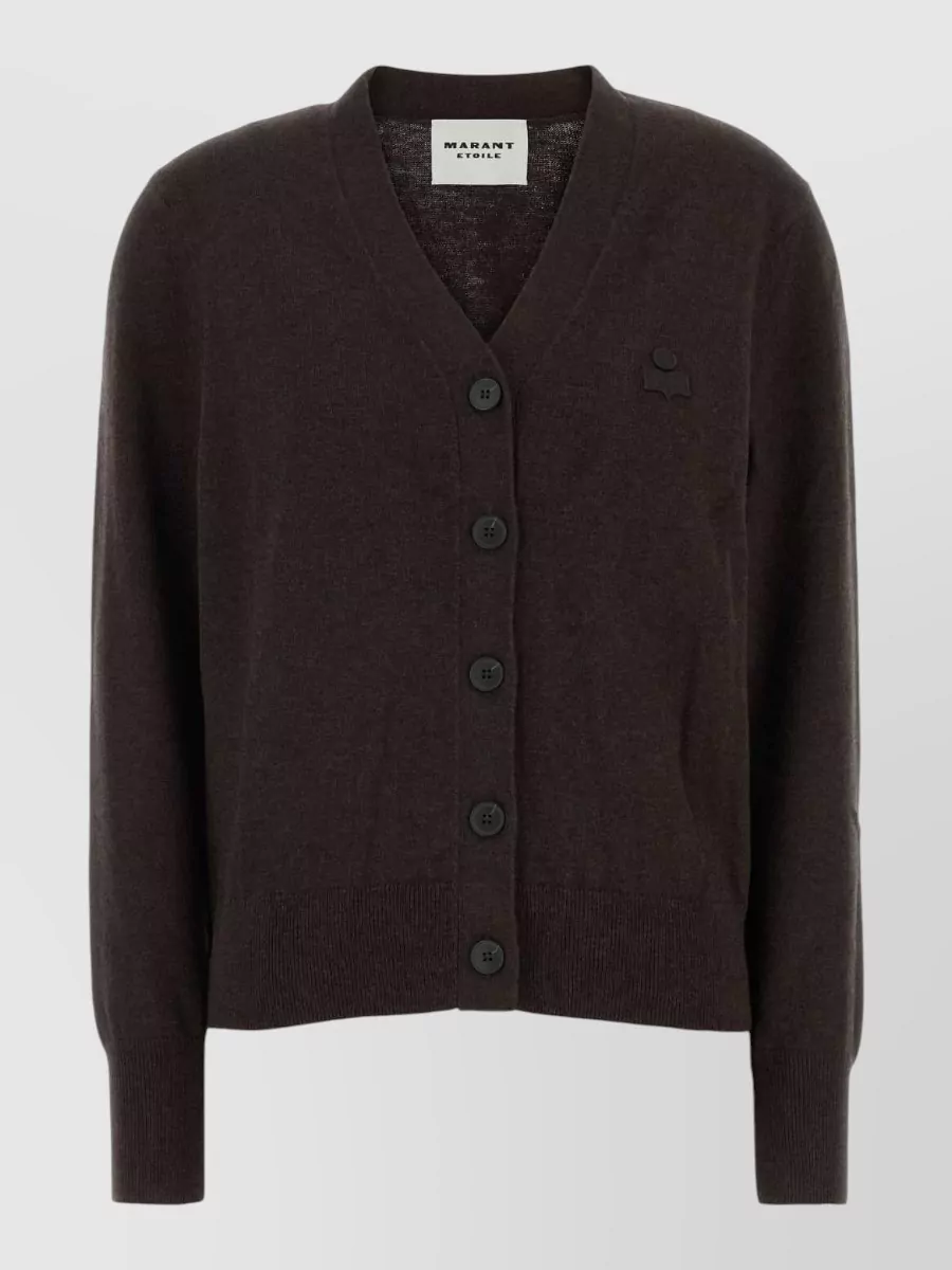 Isabel Marant Etoile cotton wool v-neck cardigan