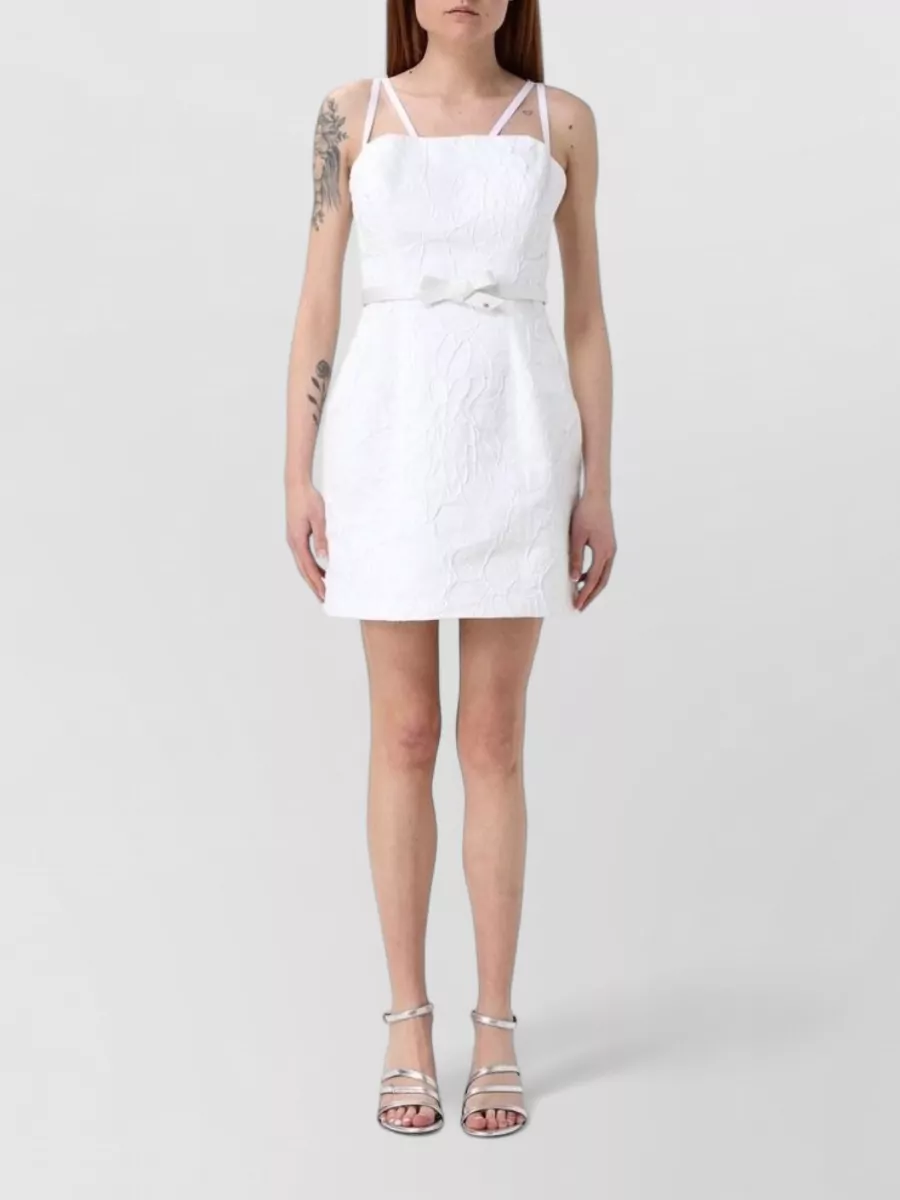 Elisabetta Franchi Bicolor mini dress