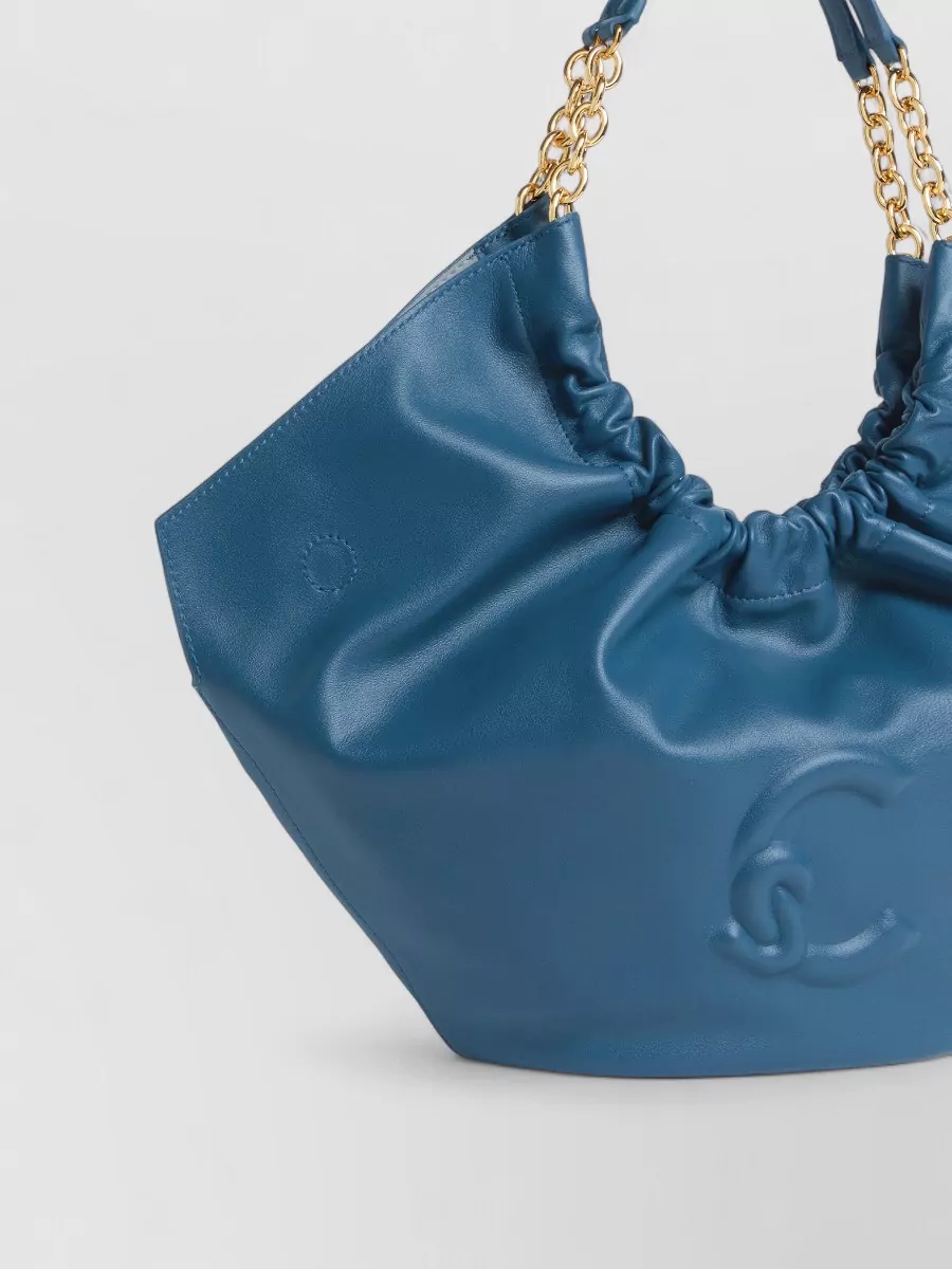 Coccinelle Mash Shoulder Bag Gold Chain Handle