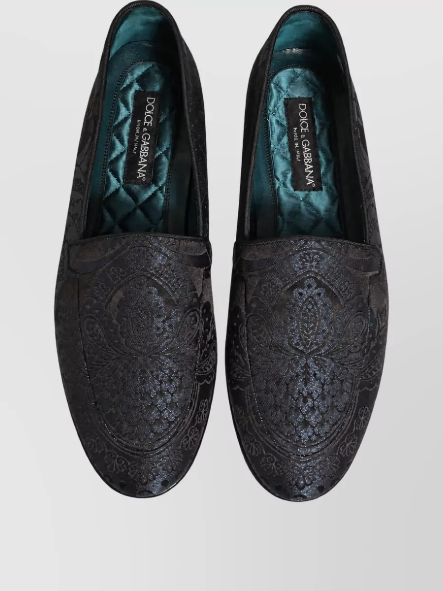 Dolce&Gabbana Leather Slip-On Slippers