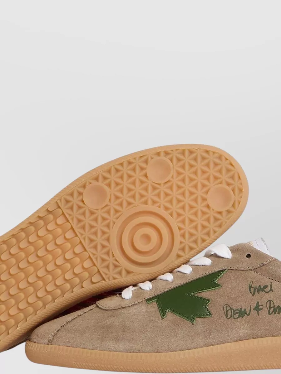 Dsquared2 Urban Rebels Sneakers Suede Contrast Heel