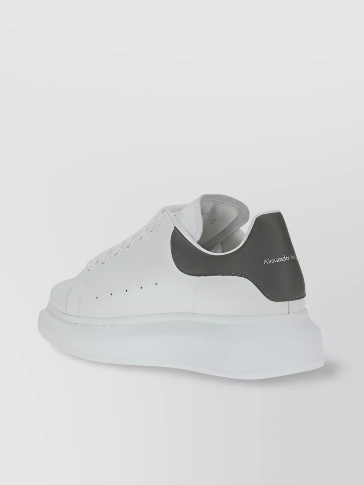 Alexander Mcqueen Platform Leather Sneakers Press-Studded Logo