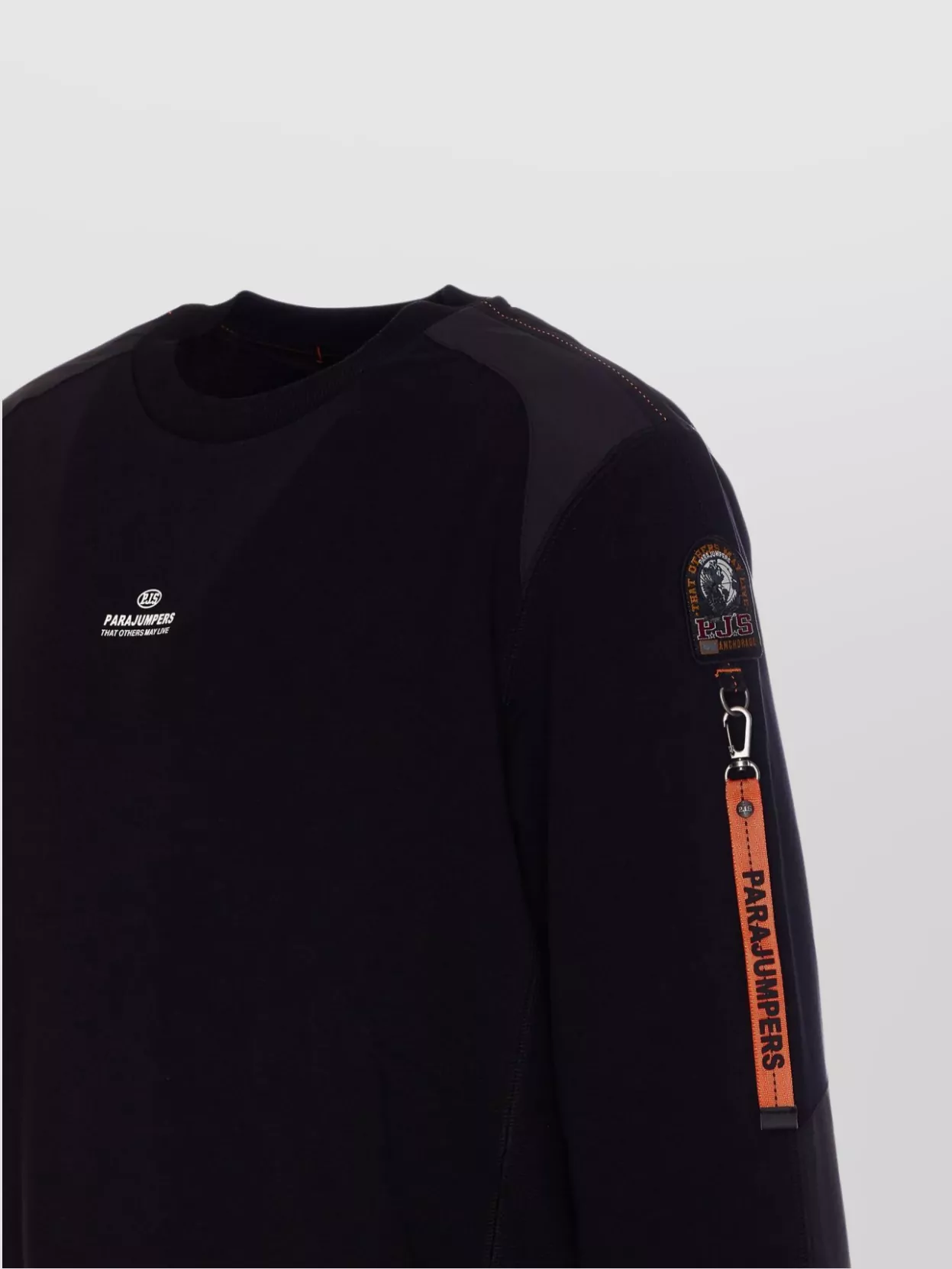 Parajumpers Crewneck Sabre Model Sweater With Arm Patch