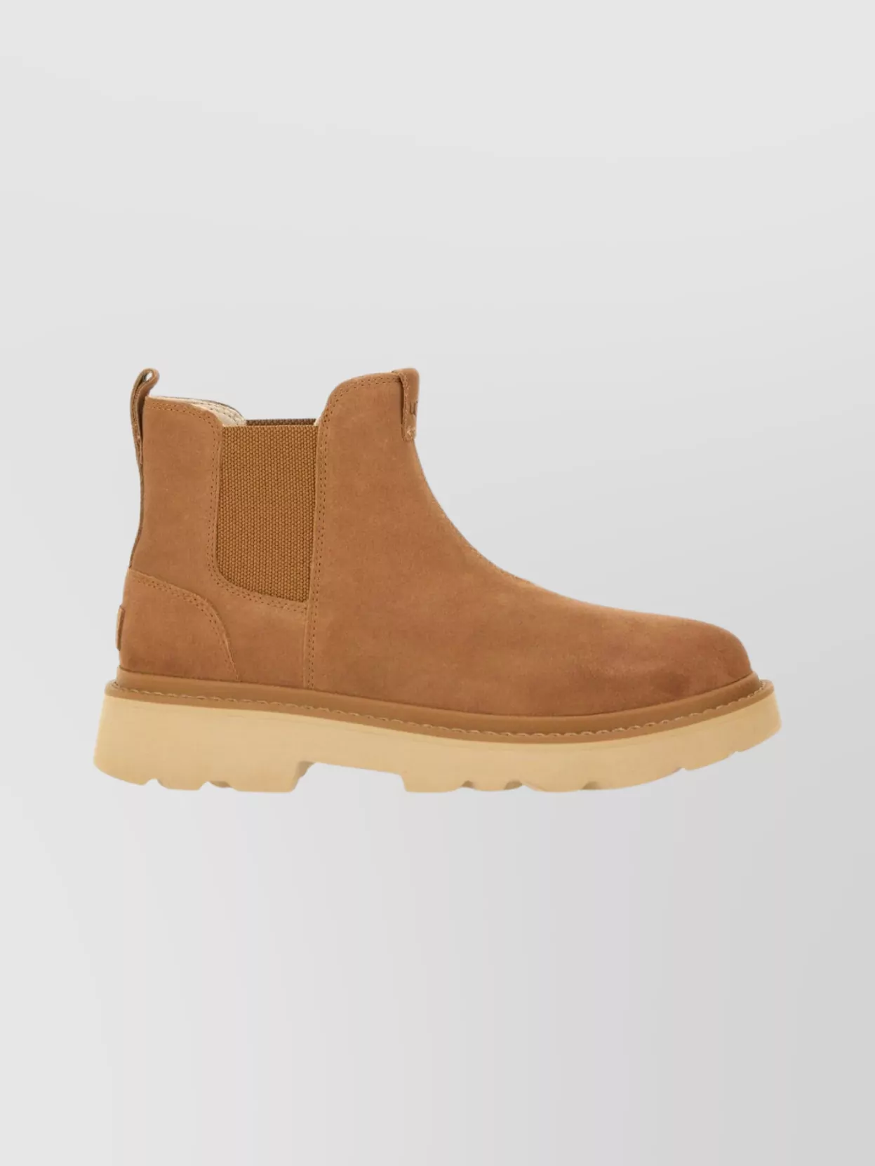 Ugg Round Toe Boots With Elastic Side Panels