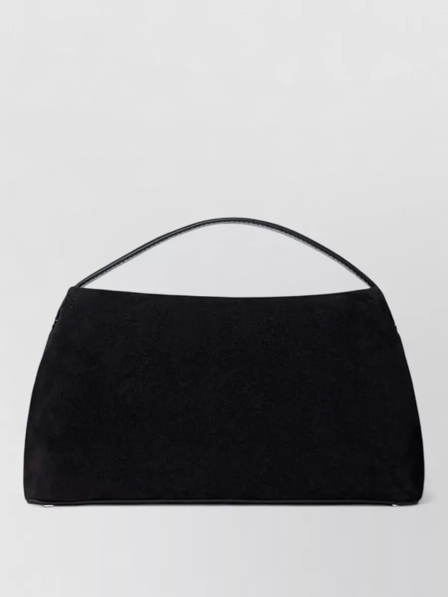 Totême Suede Leather Top Handle Tote Bag