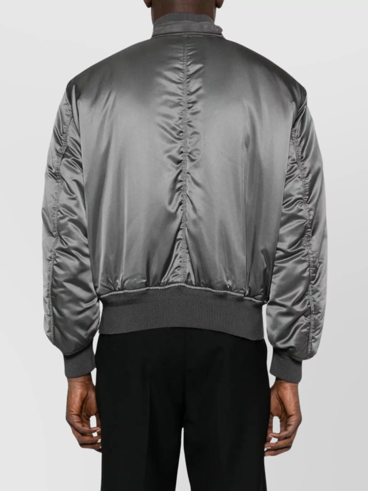 Tom Ford Luxurious Silk Satin Bomber Jacket