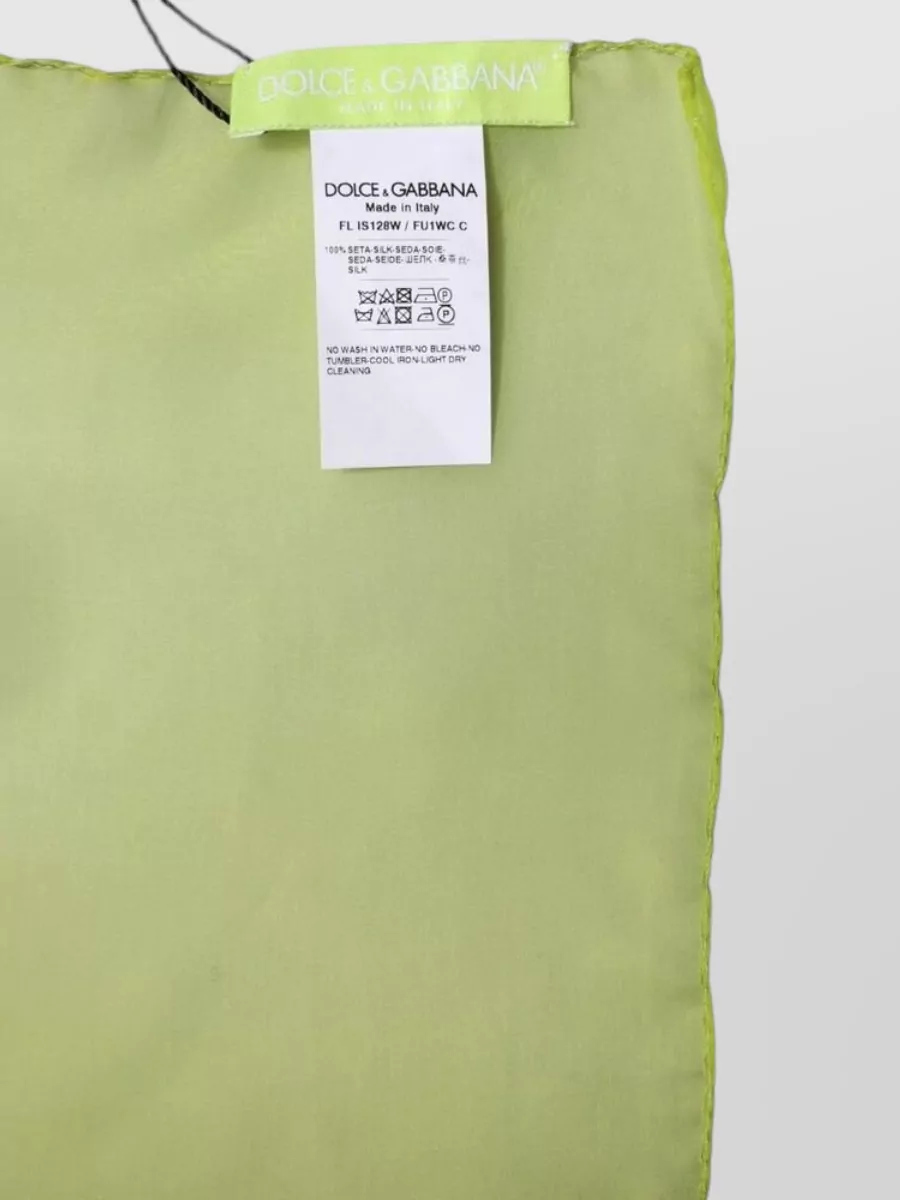 Dolce&Gabbana Silk Rectangle Scarf