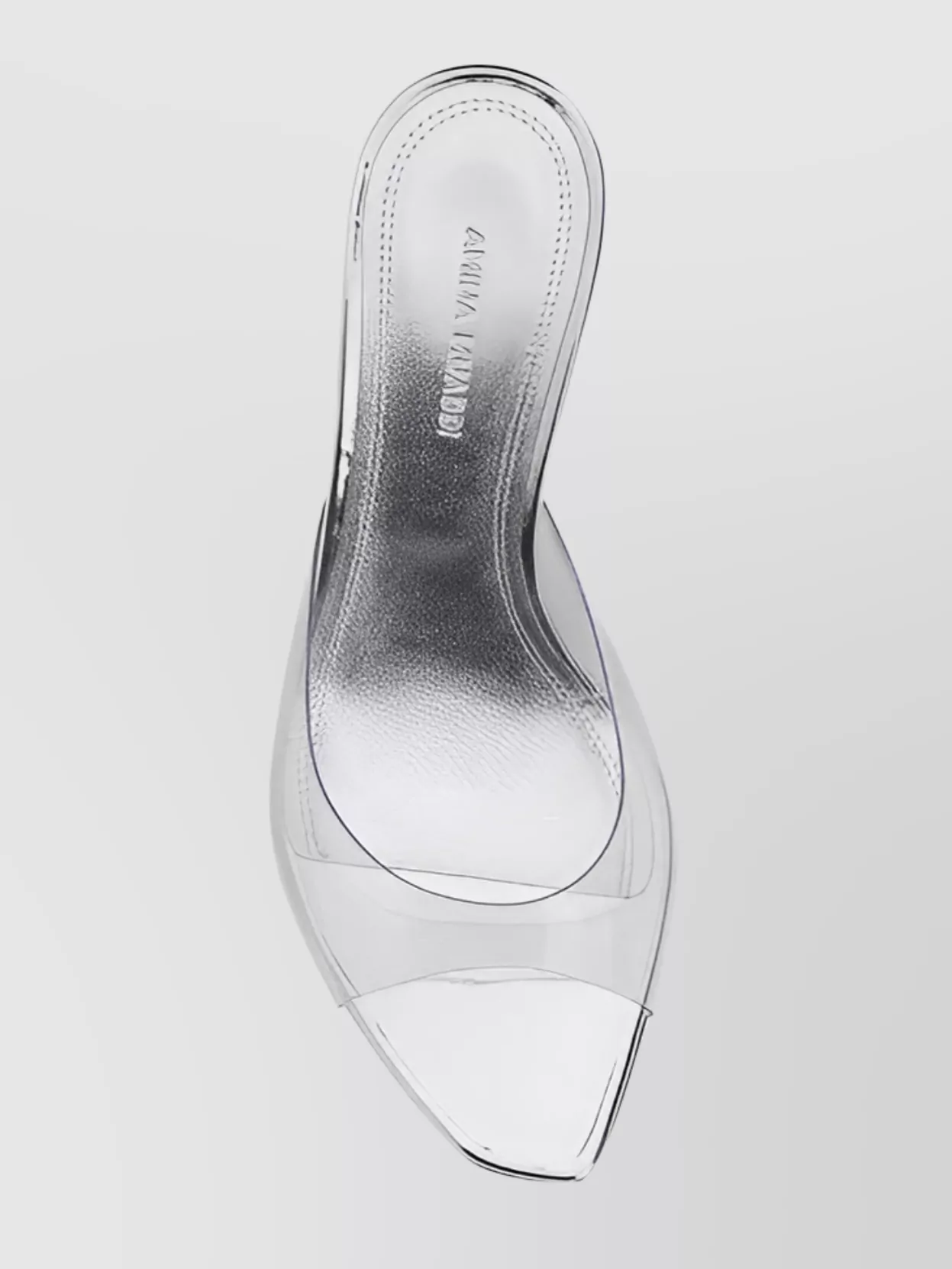 Amina Muaddi Glass Innovation Pumps Transparent Strap