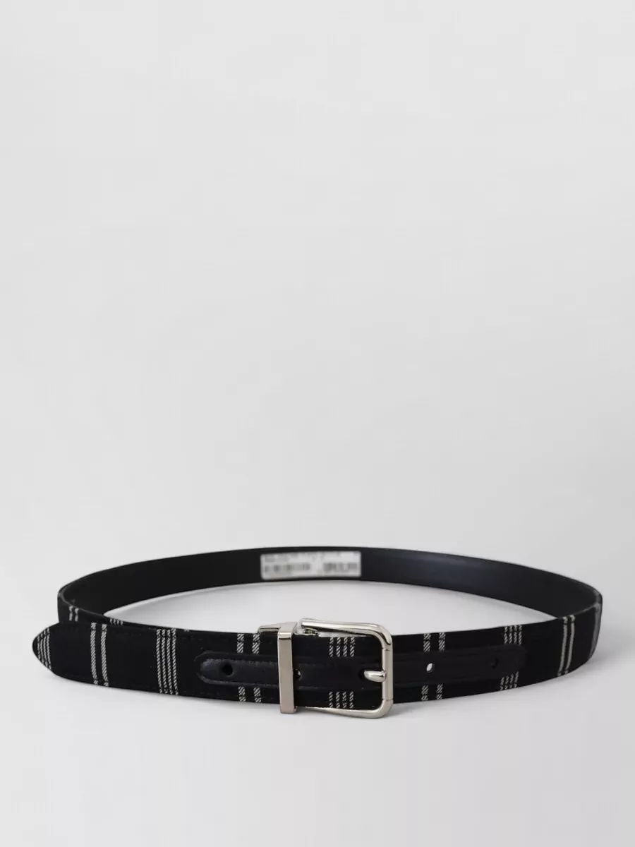 Dolce&Gabbana striped cotton belt