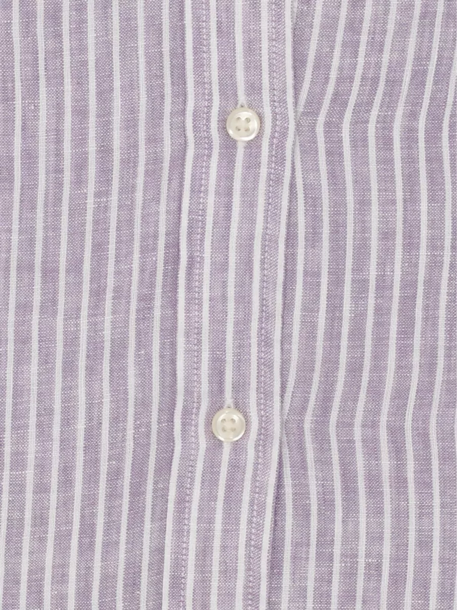 Ralph Lauren Linen Striped Long-Sleeve Shirt