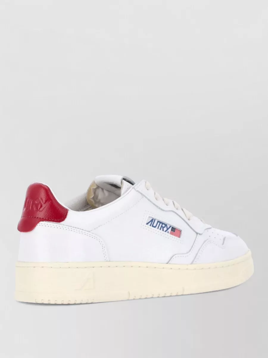 Autry Leather low-top lace-up sneakers