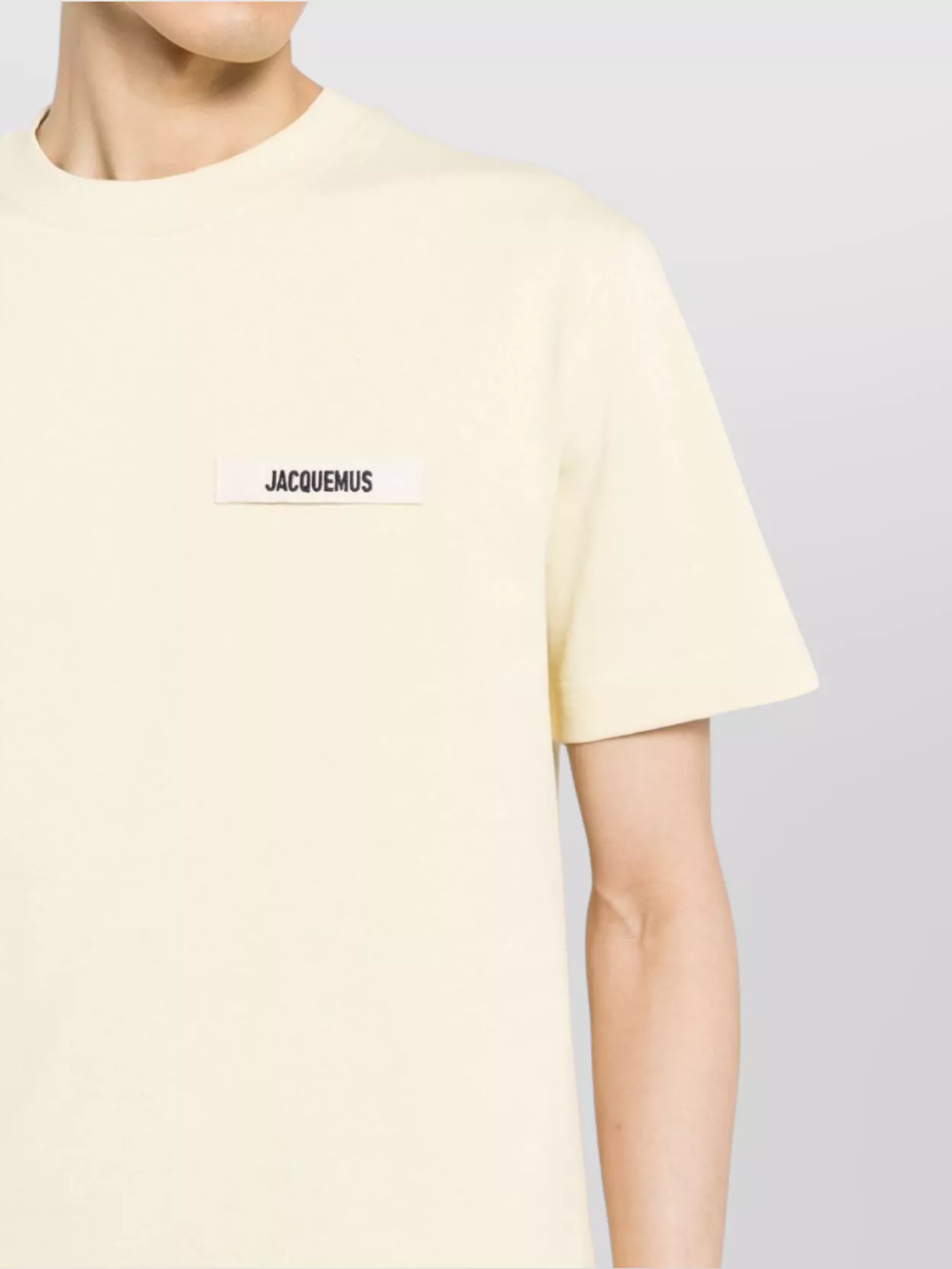 Jacquemus Crew Neck Cotton Jersey T-Shirt