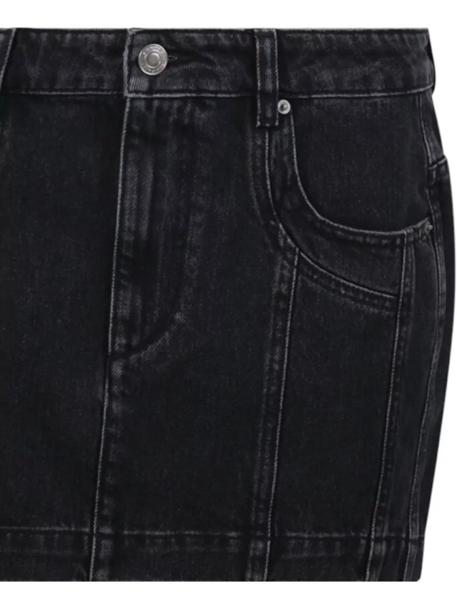 Isabel Marant Etoile Cotton Fitted Mini Skirt
