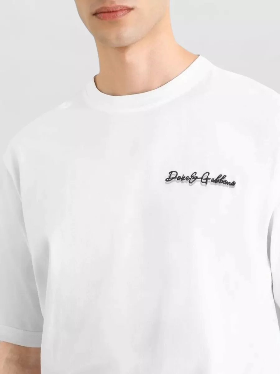 Dolce&Gabbana Cotton Regular-Fit Crew-Neck Short-Sleeve T-Shirt